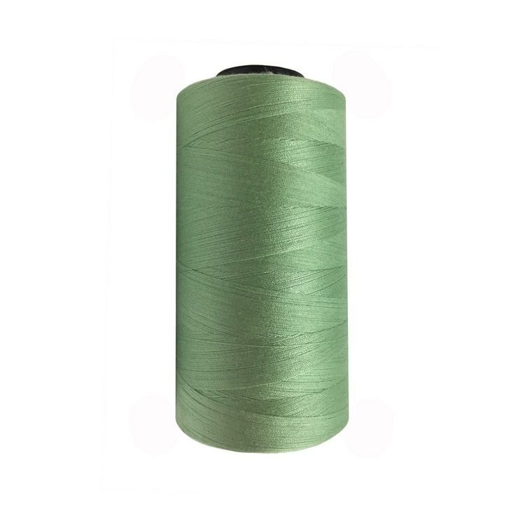 Нить швейная 100% PE 40/2 цв S-063 зеленый бледный (боб 4000ярдов/12боб/120боб) NITEX