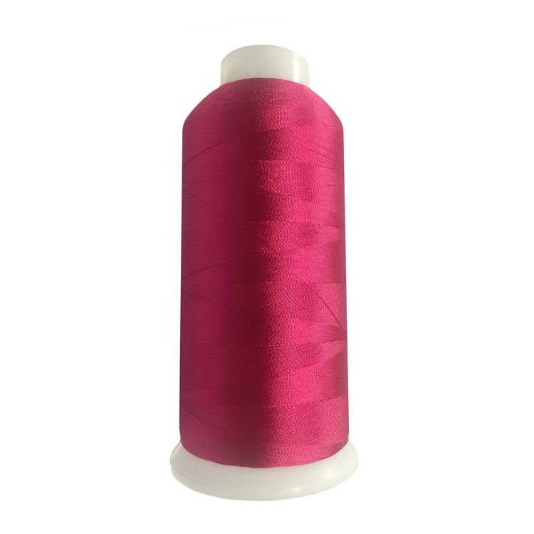 Нить вышивальная 100% Vis 120/2 цв S-516 розовый яркий (боб 5000 ярдов) NITEX