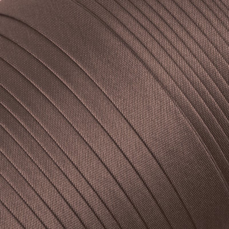 Коса бейка атласна кол 077 (299АР) коричневий середній (боб 131,6м) Valetta 005981 фото