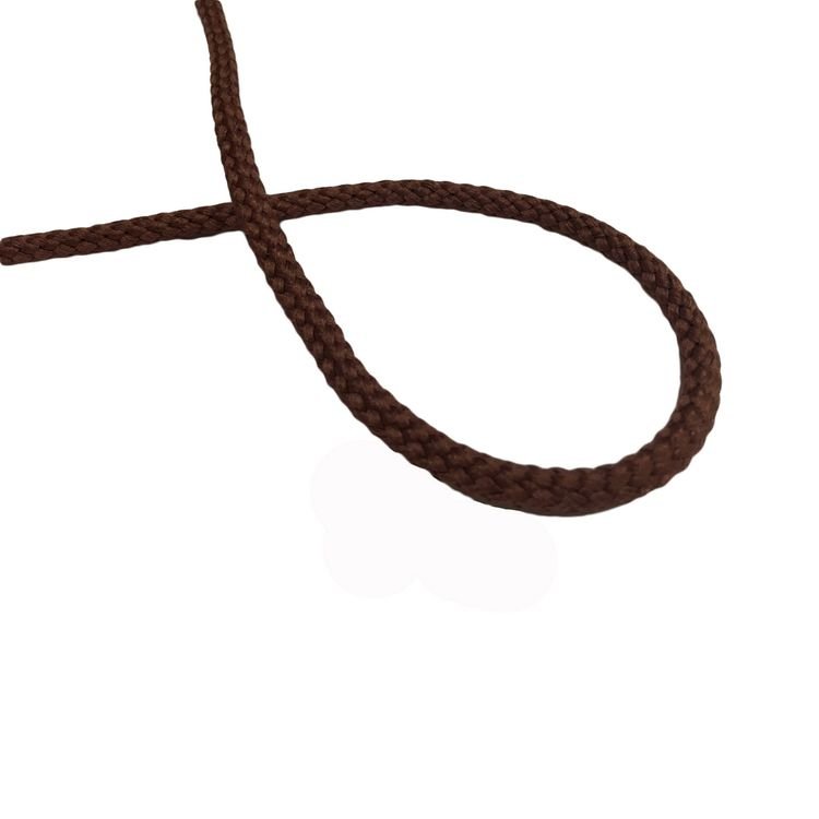 Шнур для одягу круглий 5мм кол S-062 шоколад (уп 50, 100м) Укр-б 321251 фото
