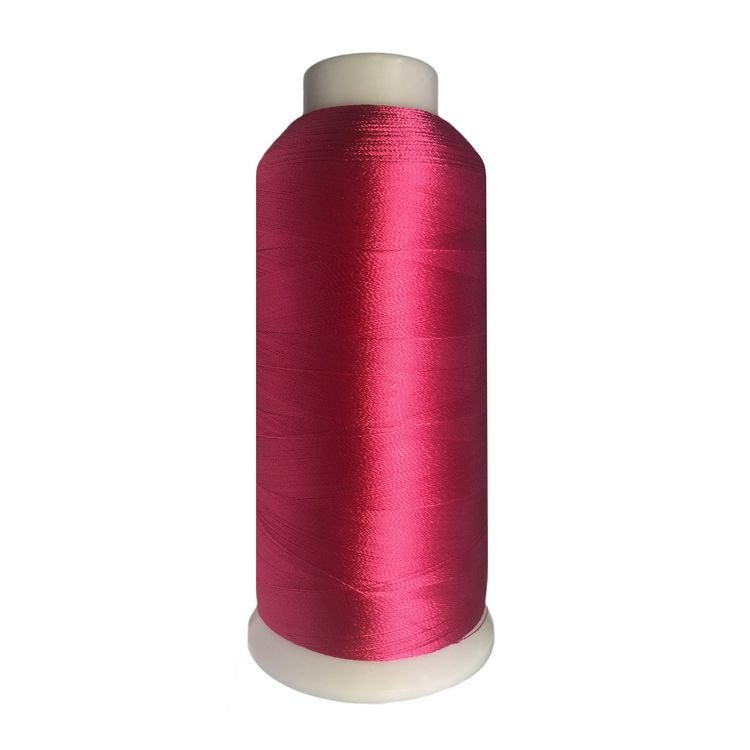 Нить вышивальная 100% Vis 120/2 цв S-397 розовый яркий (боб 5000 ярдов) NITEX 127173 фото