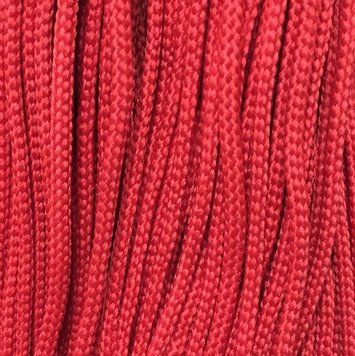 Шнур для одягу круглий 5мм кол S-115 червоний (уп 50, 100м) Укр-б 321248 фото