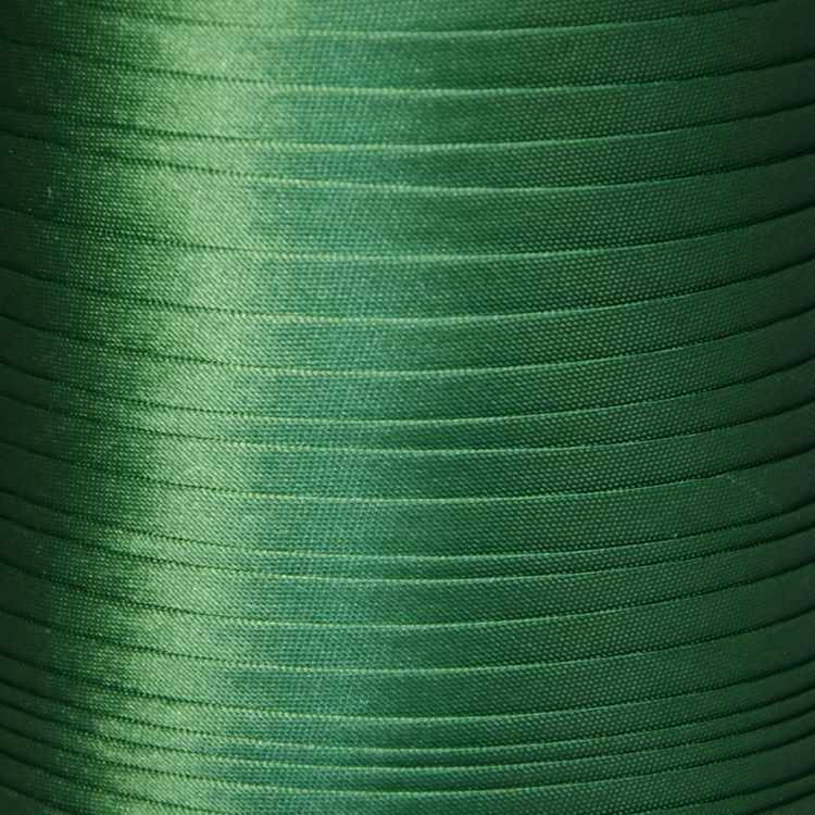 Коса бейка атласна кол 053 зелений яскравий(боб 131,6м) Valetta 100703 фото