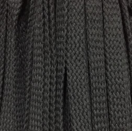 Шнур для одягу круглий х/б без наповнювача 1,6мм кол чорний (уп 100м) Ф 317987 фото