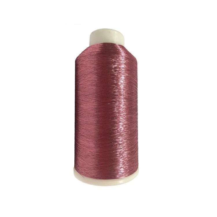 Нитка вишивальна металізована 150D/1 3064 рожевий (боб 5000ярд/12боб/120боб) NITEX 227452 фото