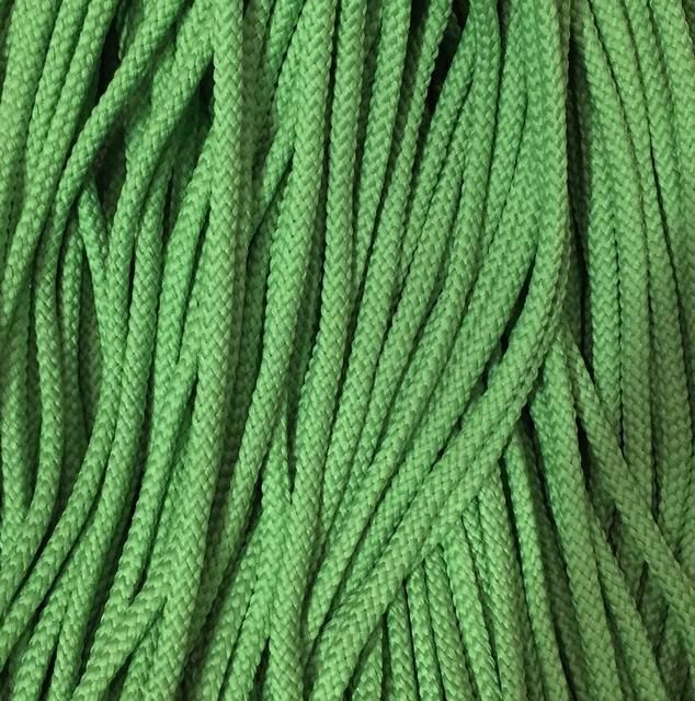 Шнур для одягу круглий 5мм кол S-073 зелений світлий (уп 50, 100м) Укр-б 321239 фото