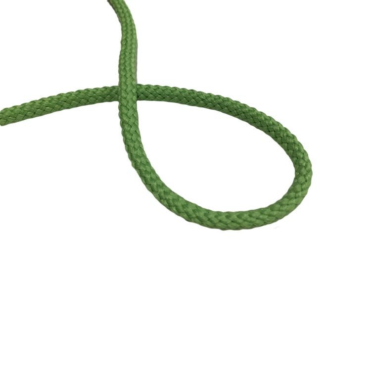 Шнур для одежды круглый 5мм цв S-073 зеленый светлый (уп 50, 100м) Укр-б