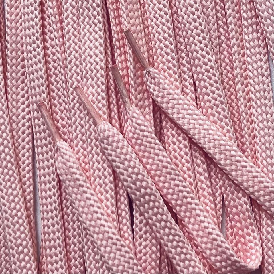 Шнурки плоские з запаяними кінцями кол рожевий 100см (уп 50пар) Ф 322698 фото