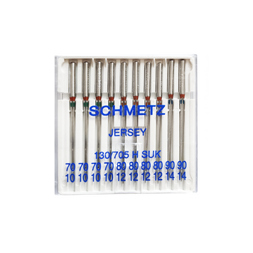 Голка SCHMETZ 130/705H SUK XHS B10 / SB10 джерсі асорті (уп 10шт 4x 70, 4x 80, 2x 90) 326687 фото