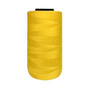 Нитка швацька 100% PE 50/2 кол S-001 жовтий (боб 4000ярдів/12боб/120боб) NITEX 325472 фото