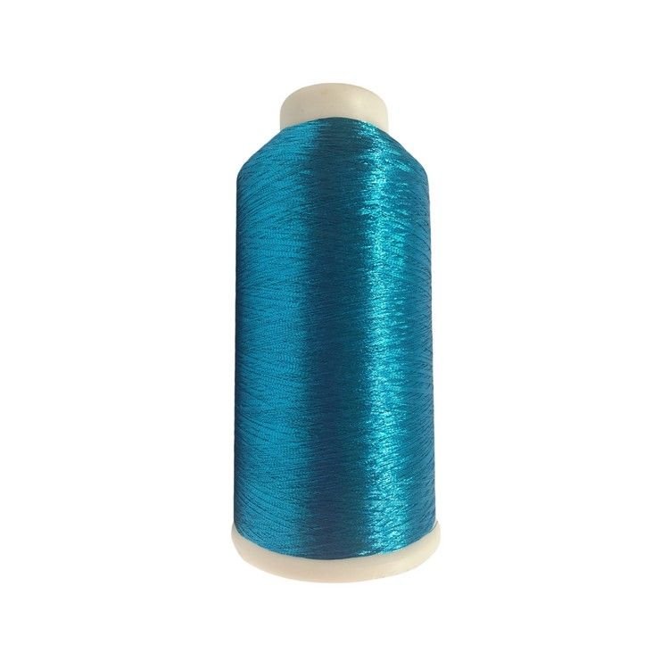 Нить вышивальная металлизированная 150D/1 3072 голубой (боб 5000ярд/12боб/120боб) NITEX 227454 фото