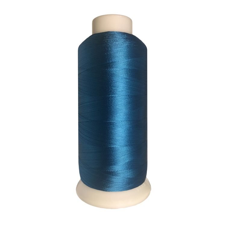 Нить вышивальная 100% Vis 120/2 цв S-550 синий светлый (боб 5000 ярдов) NITEX