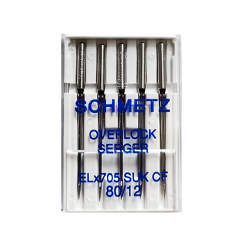 Голка SCHMETZ ELx705 SUK CF VCS №80 для оверлока (уп 5шт) 325038 фото