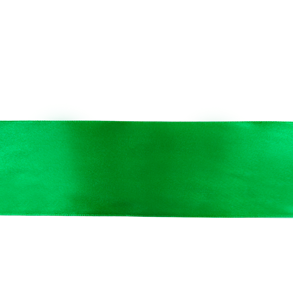 Стрічка атласна 50мм кол 19 зелений (уп 25м) U 328065 фото