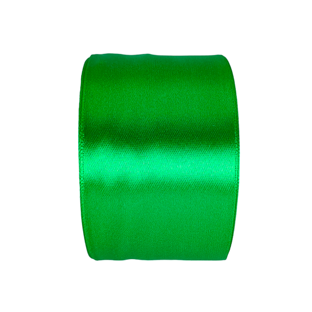 Стрічка атласна 50мм кол 19 зелений (уп 25м) U 328065 фото