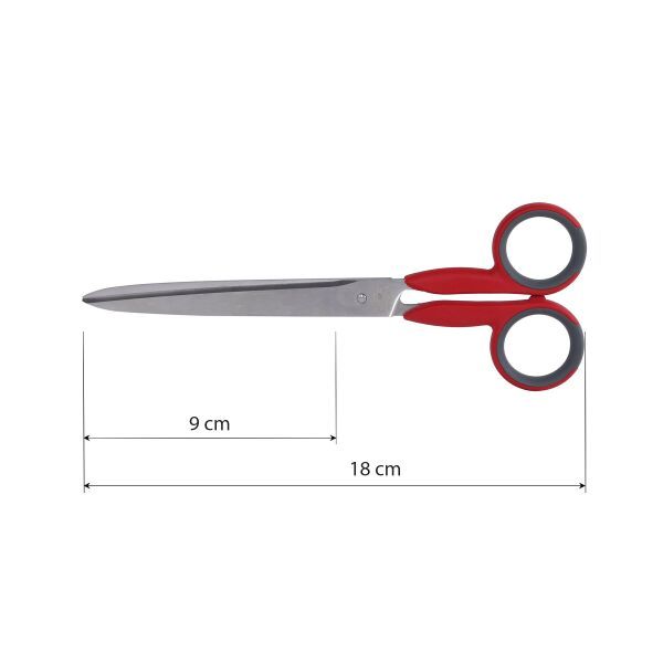 Ножиці 180мм (7") універсальні з гострими кінцями "Kretzer" ZIPZAP 782018 319198 фото